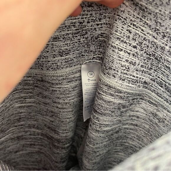 Ivivva Lululemon Marled Gray High Rise Legging. - Picture 3 of 6